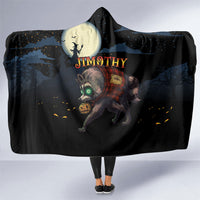 Halloween Raccoon Jimothy Hooded Blanket