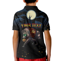 Halloween Raccoon Jimothy Personalized Kid Polo Shirt