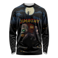 Halloween Raccoon Jimothy Personalized Long Sleeve Shirt