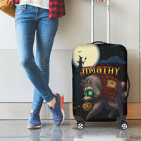 Halloween Raccoon Jimothy Luggage Cover