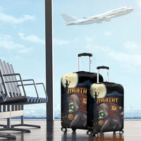 Halloween Raccoon Jimothy Luggage Cover