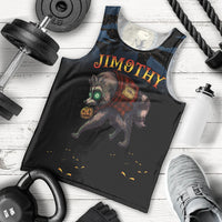 Halloween Raccoon Jimothy Personalized Men Tank Top