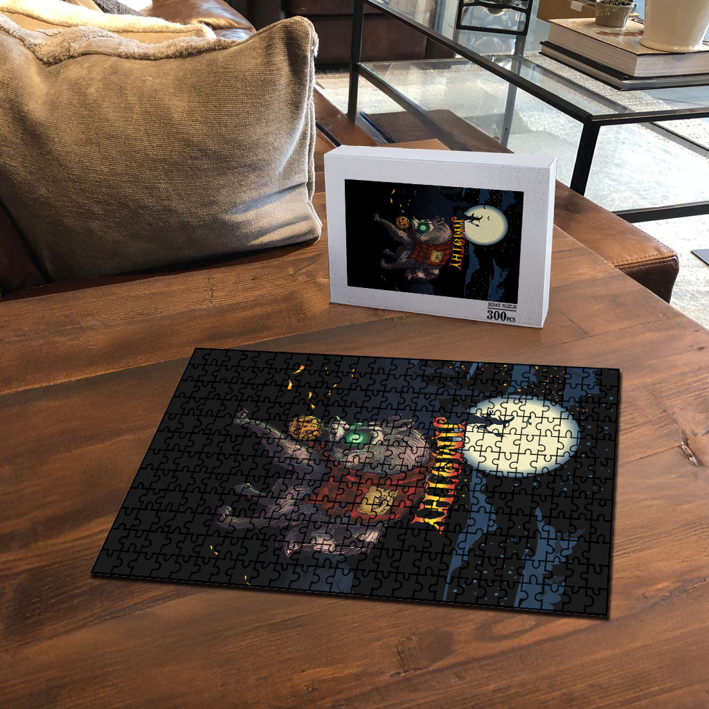 Halloween Raccoon Jimothy Puzzle