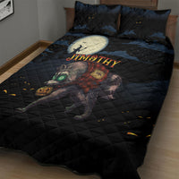 Halloween Raccoon Jimothy Quilt Bed Set