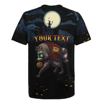 Halloween Raccoon Jimothy Personalized Rugby Jersey