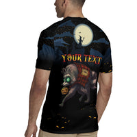 Halloween Raccoon Jimothy Personalized Rugby Jersey
