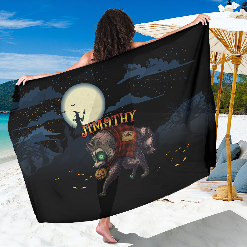 Halloween Raccoon Jimothy Sarong