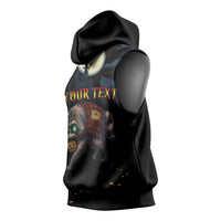 Halloween Raccoon Jimothy Personalized Sleeveless Hoodie