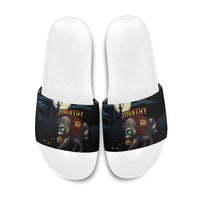 Halloween Raccoon Jimothy Slide Sandals