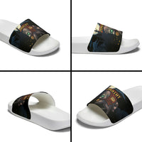 Halloween Raccoon Jimothy Slide Sandals