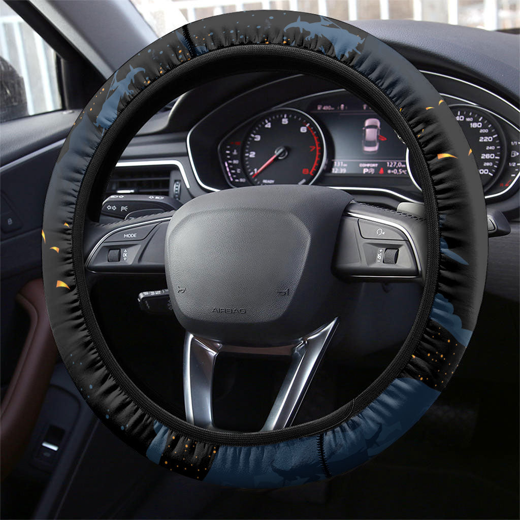 Halloween Raccoon Jimothy Steering Wheel Cover