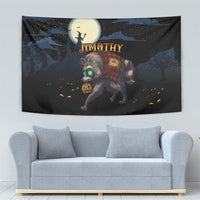 Halloween Raccoon Jimothy Tapestry