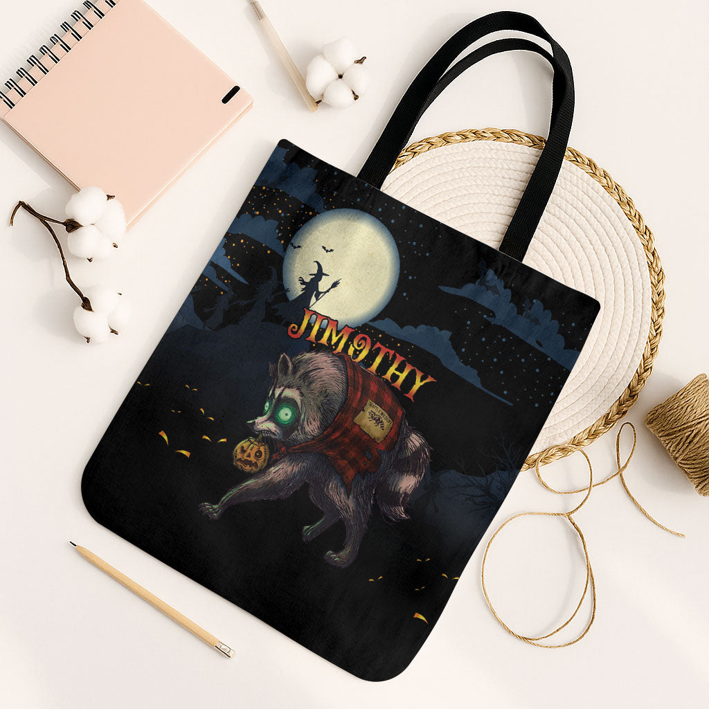 Halloween Raccoon Jimothy Tote Bag