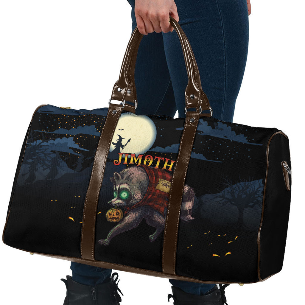 Halloween Raccoon Jimothy Travel Bag