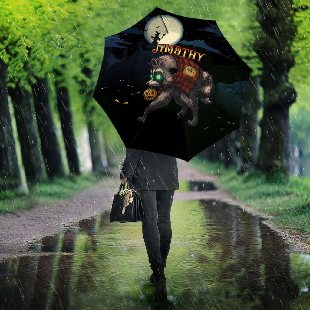 Halloween Raccoon Jimothy Umbrella