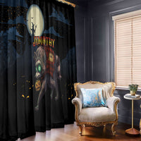 Halloween Raccoon Jimothy Window Curtain