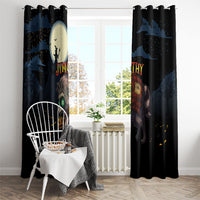 Halloween Raccoon Jimothy Window Curtain