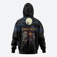 Halloween Raccoon Jimothy Personalized Zip Hoodie