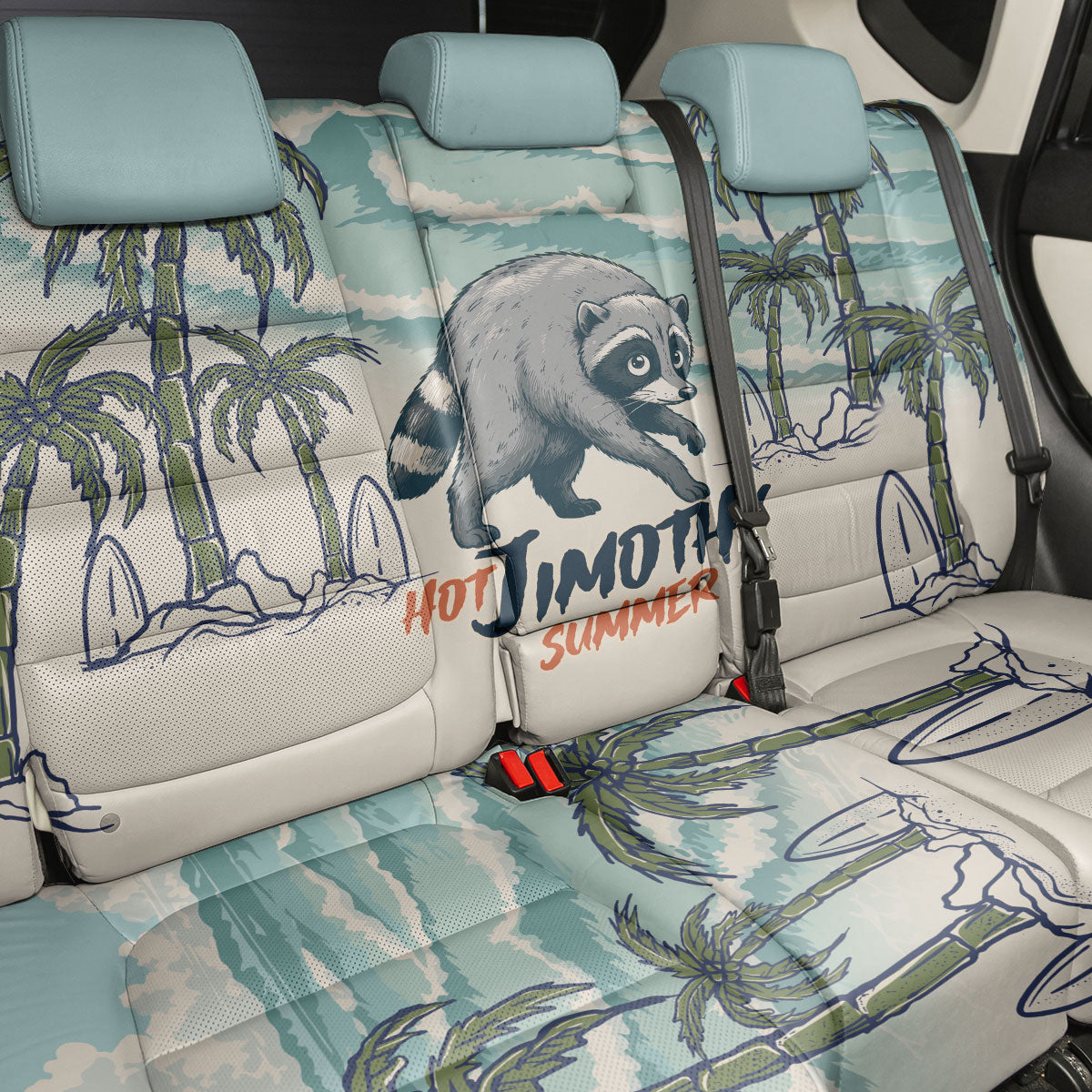 Hot Jimothy Summer Retro Style Back Car Seat Cover