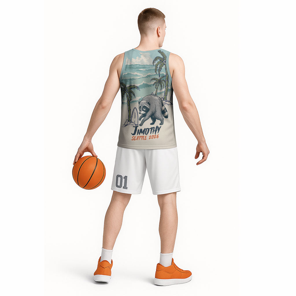 Hot Jimothy Summer Retro Style Basketball Jersey