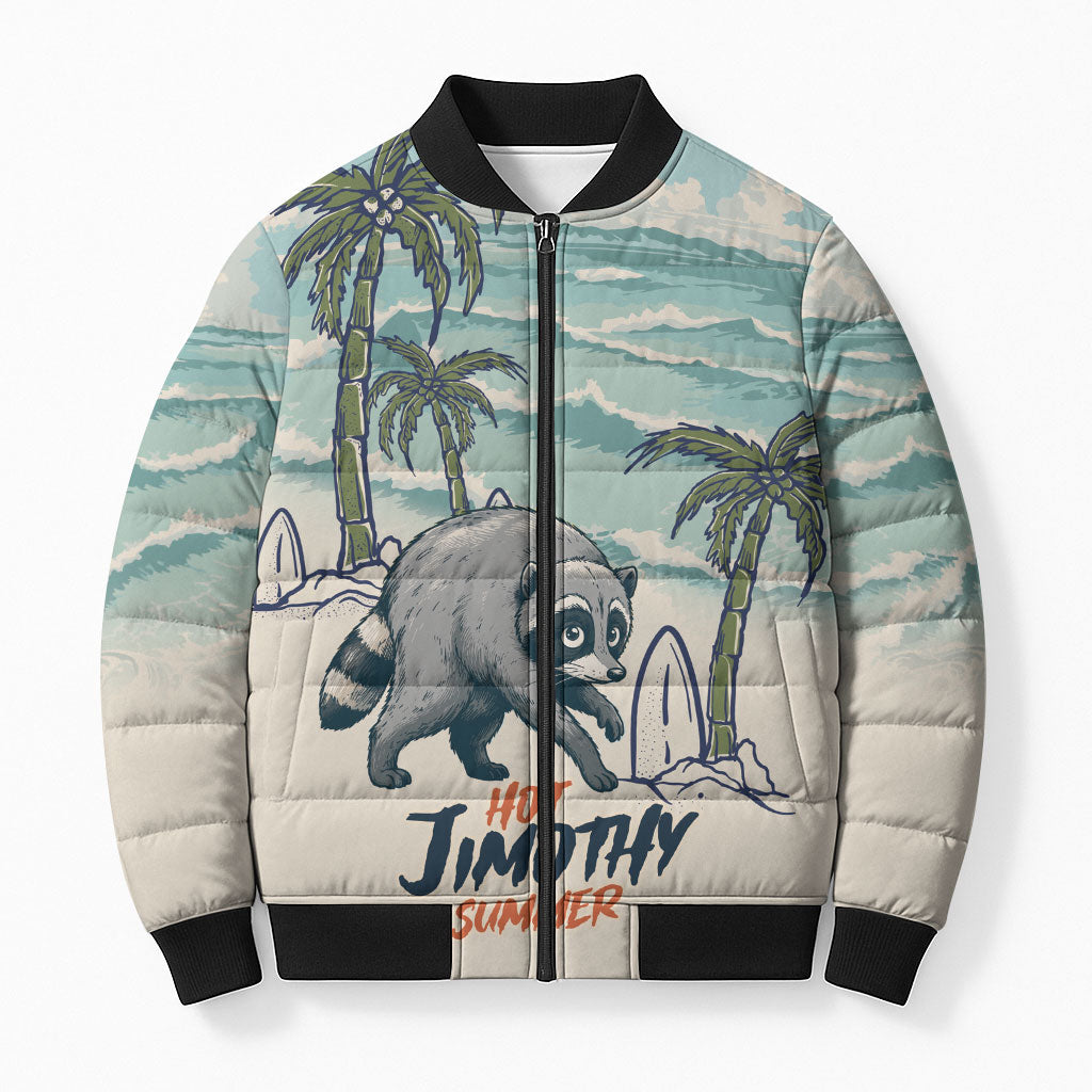 Hot Jimothy Summer Retro Style Bomber Puffer Jacket