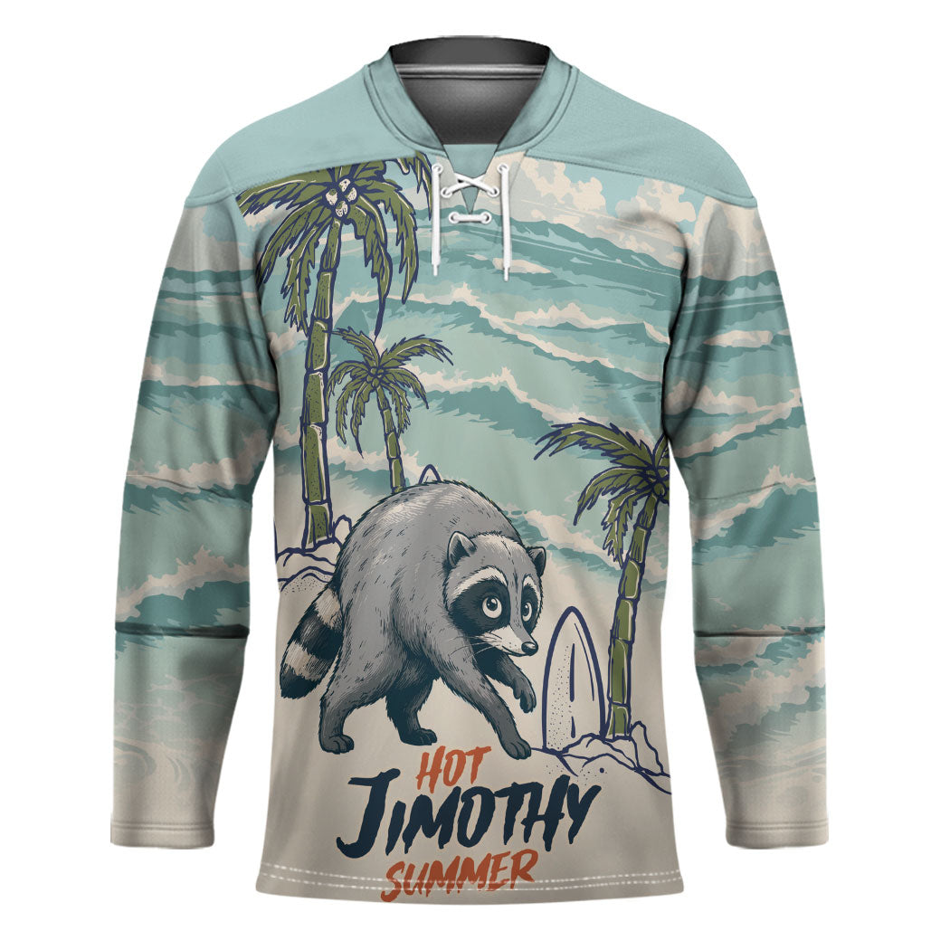 Hot Jimothy Summer Retro Style Hockey Jersey