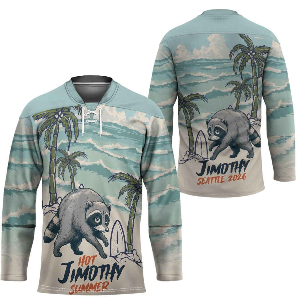 Hot Jimothy Summer Retro Style Hockey Jersey