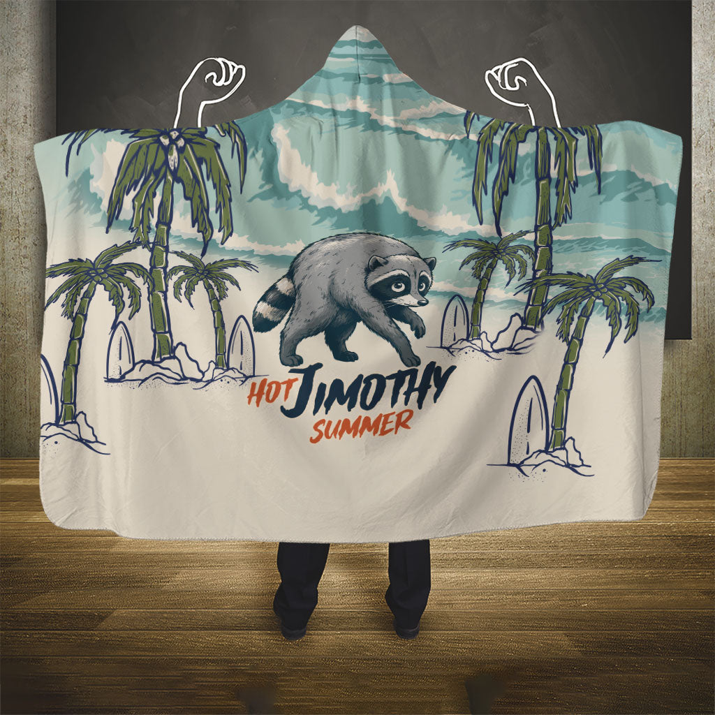 Hot Jimothy Summer Retro Style Hooded Blanket