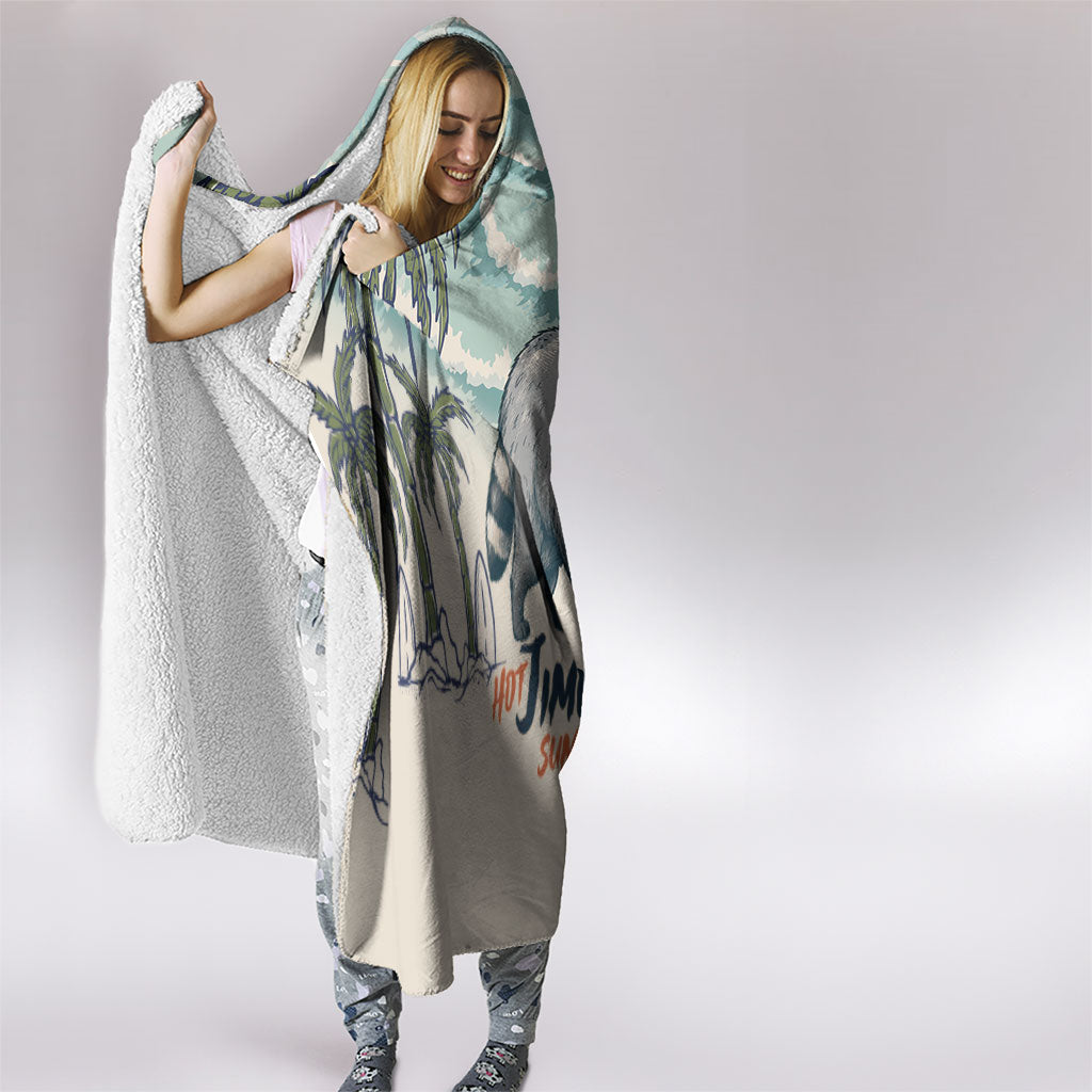 Hot Jimothy Summer Retro Style Hooded Blanket