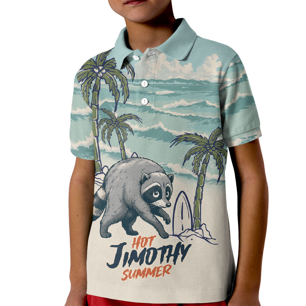 Hot Jimothy Summer Retro Style Kid Polo Shirt