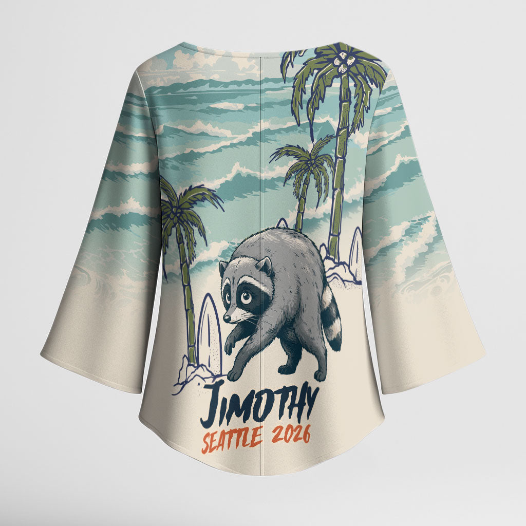 Hot Jimothy Summer Retro Style Kimono Sleeve Blouse