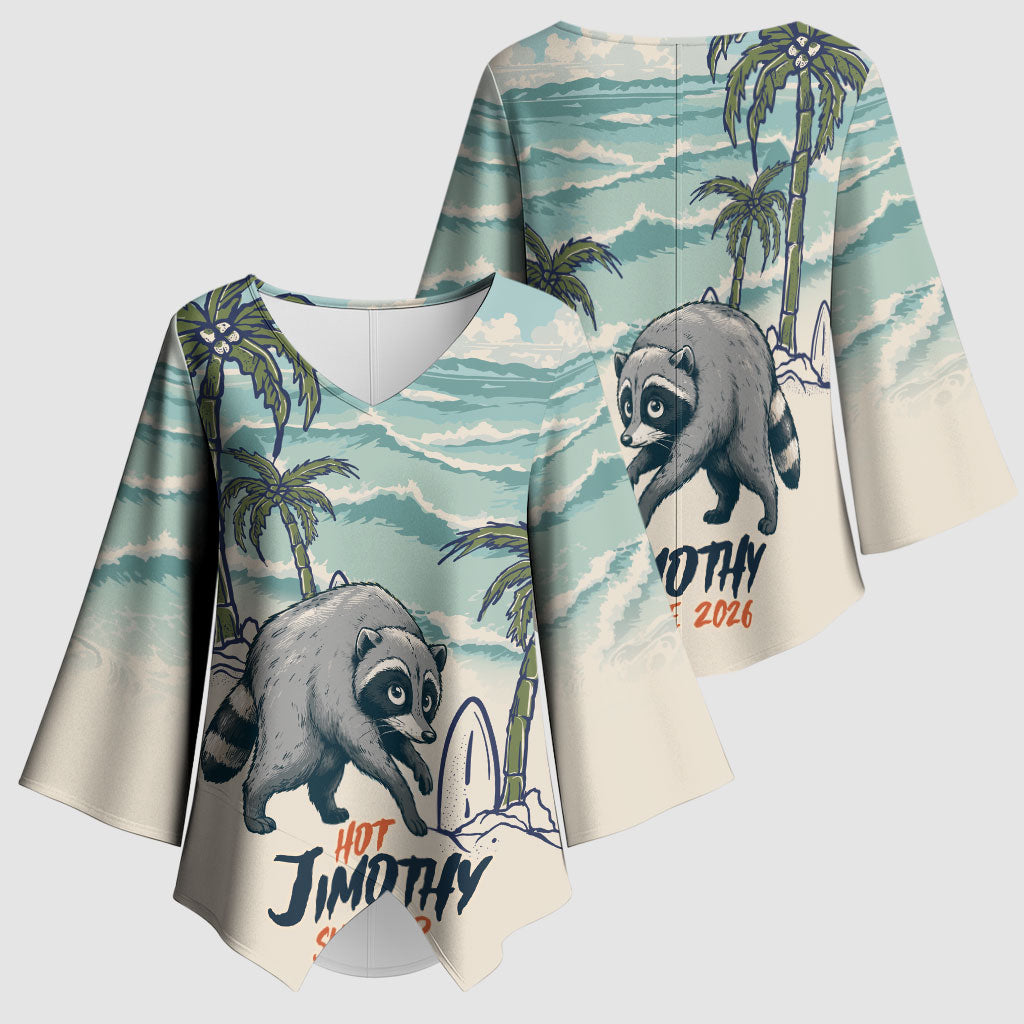 Hot Jimothy Summer Retro Style Kimono Sleeve Blouse