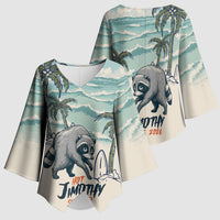 Hot Jimothy Summer Retro Style Kimono Sleeve Blouse