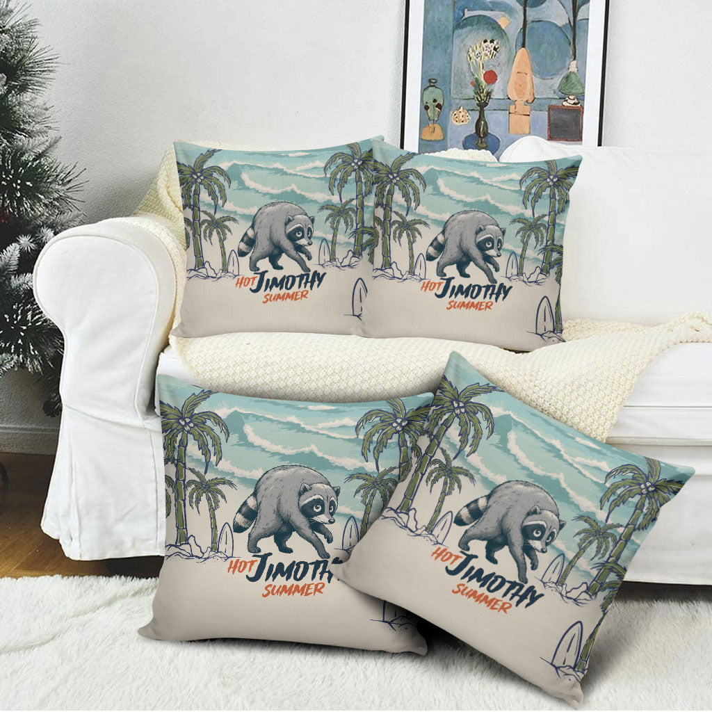 Hot Jimothy Summer Retro Style Pillow Cover