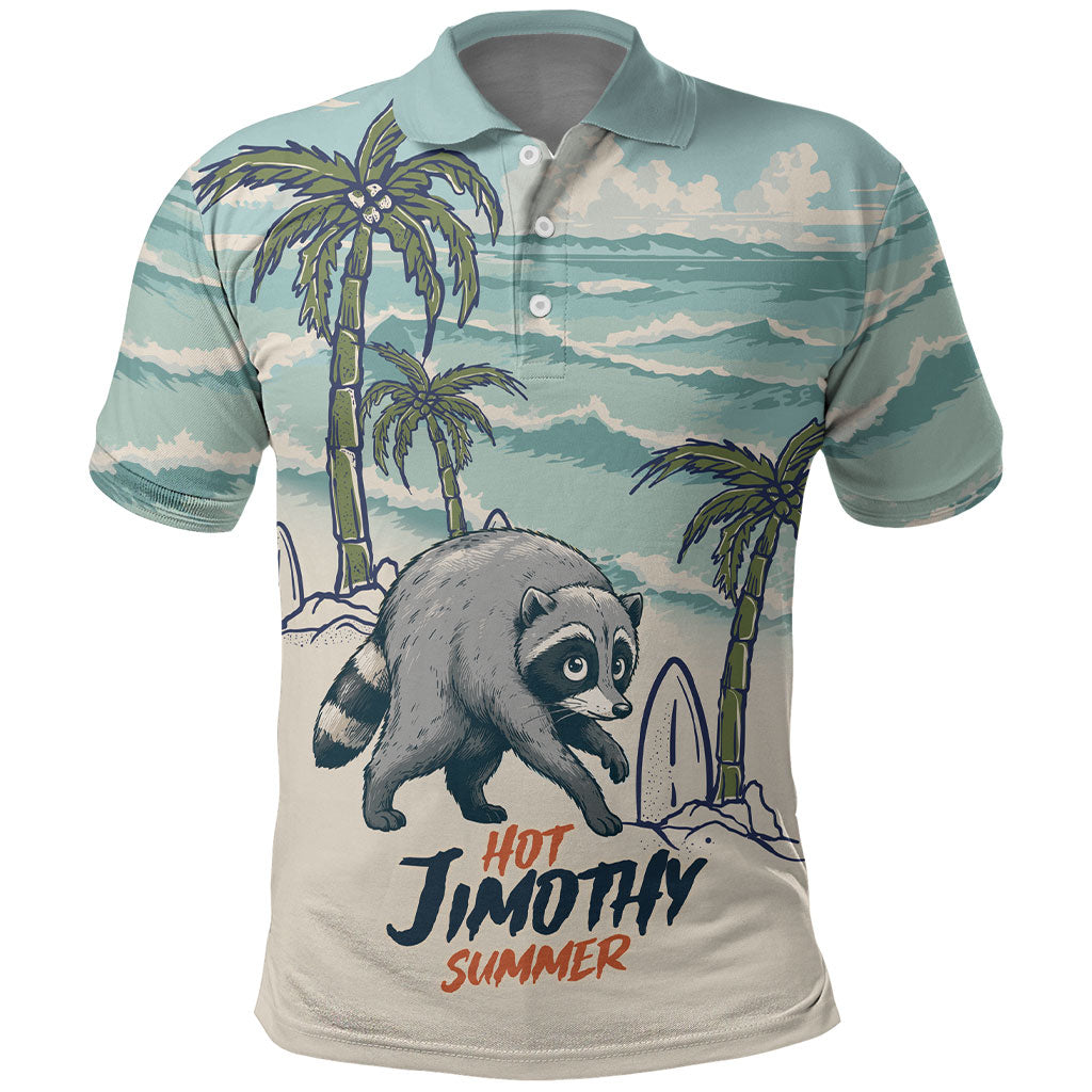 Hot Jimothy Summer Retro Style Polo Shirt