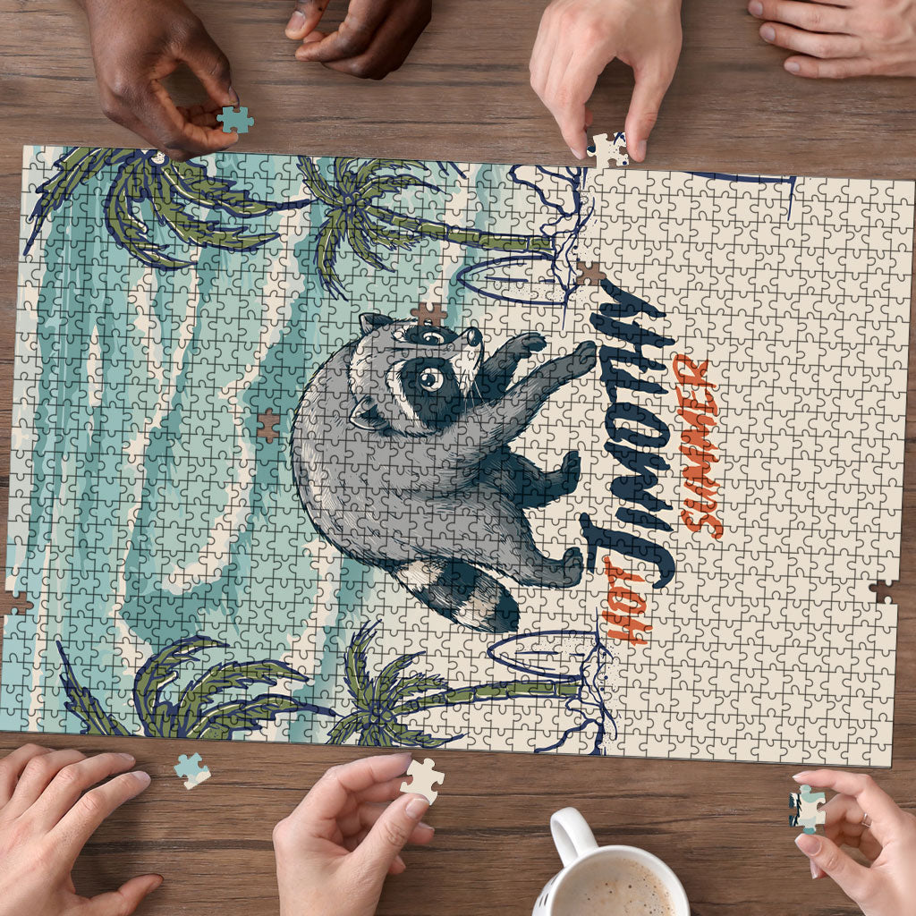 Hot Jimothy Summer Retro Style Puzzle