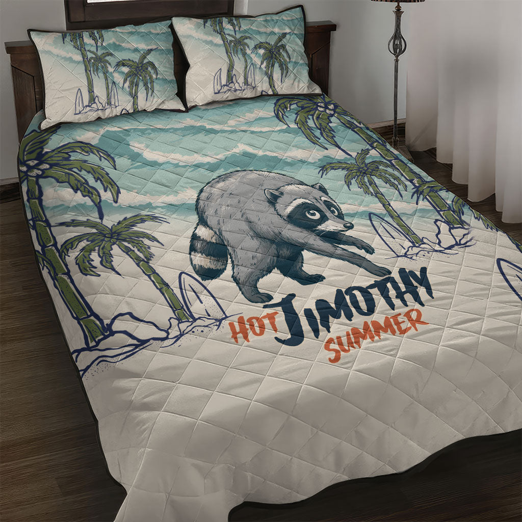 Hot Jimothy Summer Retro Style Quilt Bed Set