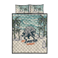 Hot Jimothy Summer Retro Style Quilt Bed Set