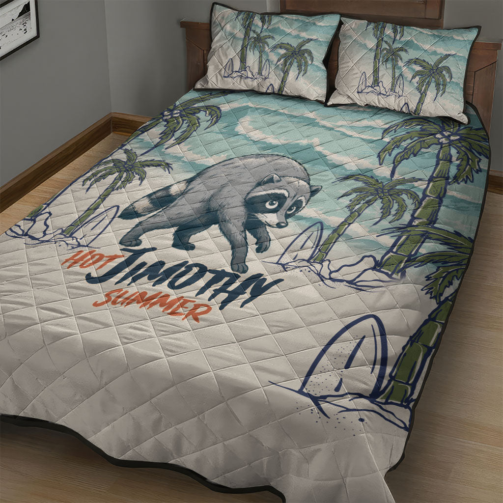 Hot Jimothy Summer Retro Style Quilt Bed Set