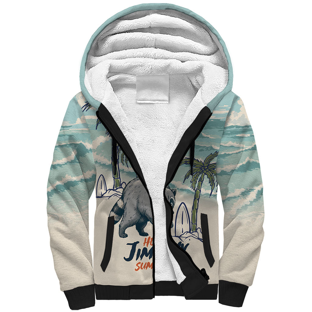 Hot Jimothy Summer Retro Style Sherpa Hoodie