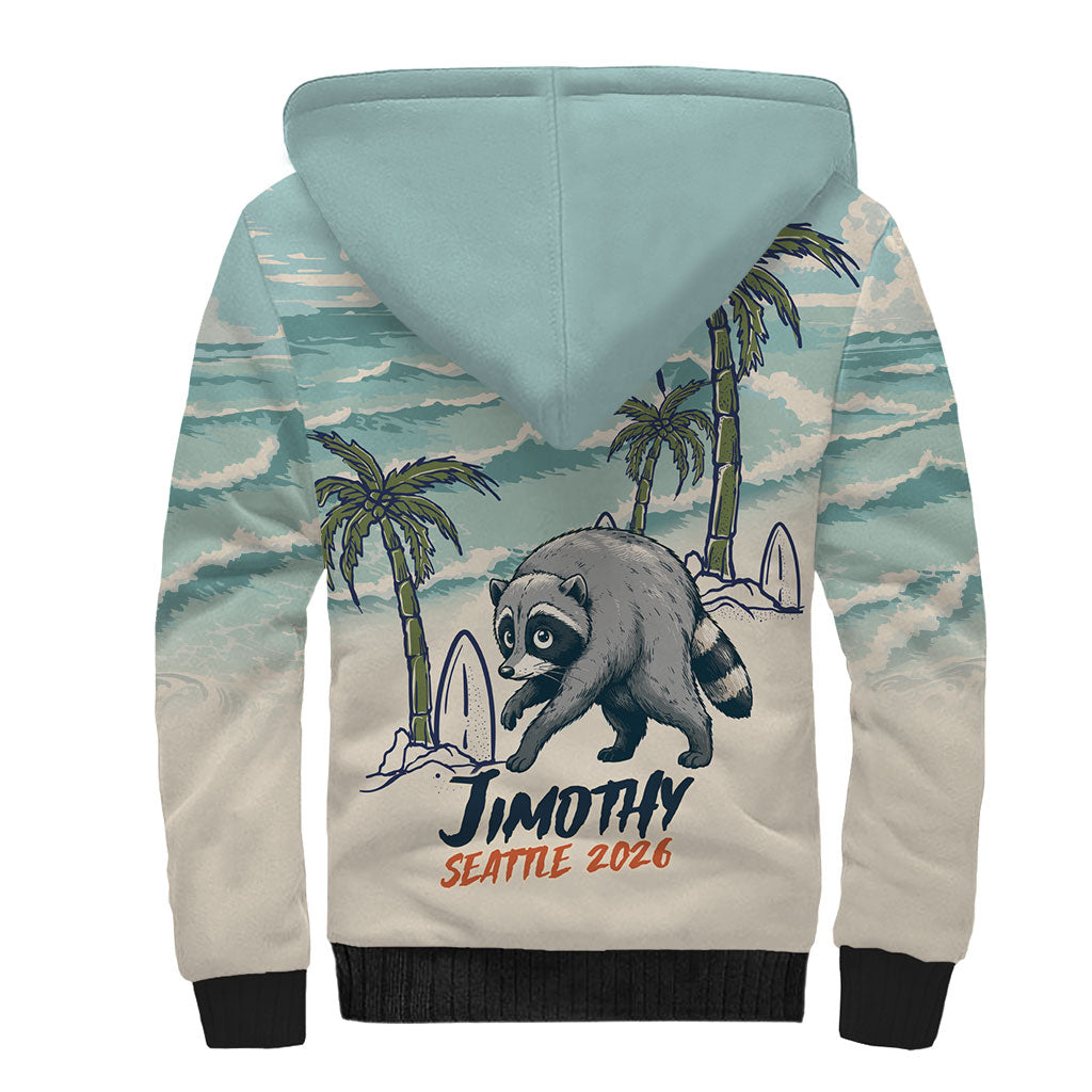Hot Jimothy Summer Retro Style Sherpa Hoodie