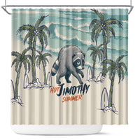 Hot Jimothy Summer Retro Style Shower Curtain