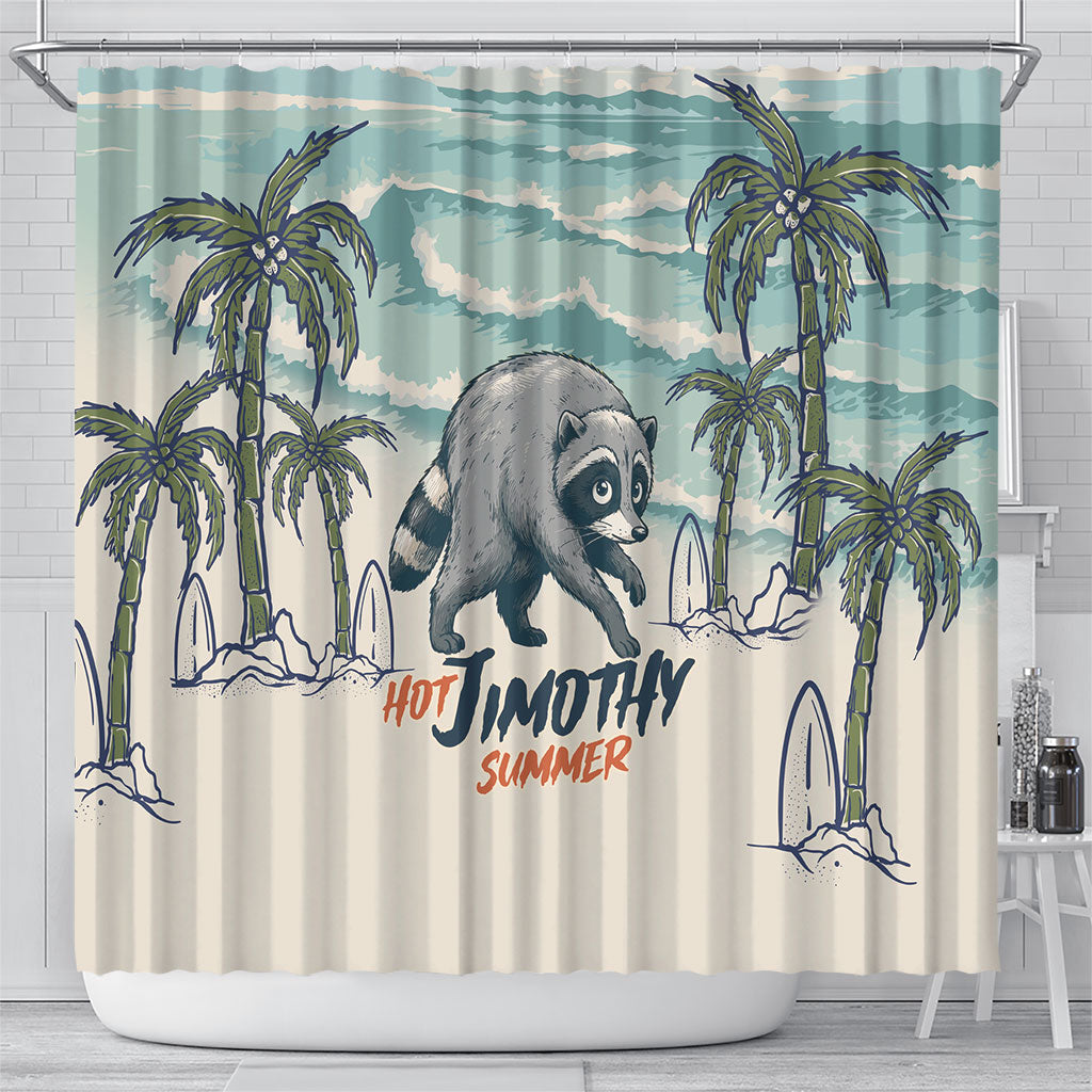 Hot Jimothy Summer Retro Style Shower Curtain