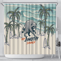 Hot Jimothy Summer Retro Style Shower Curtain