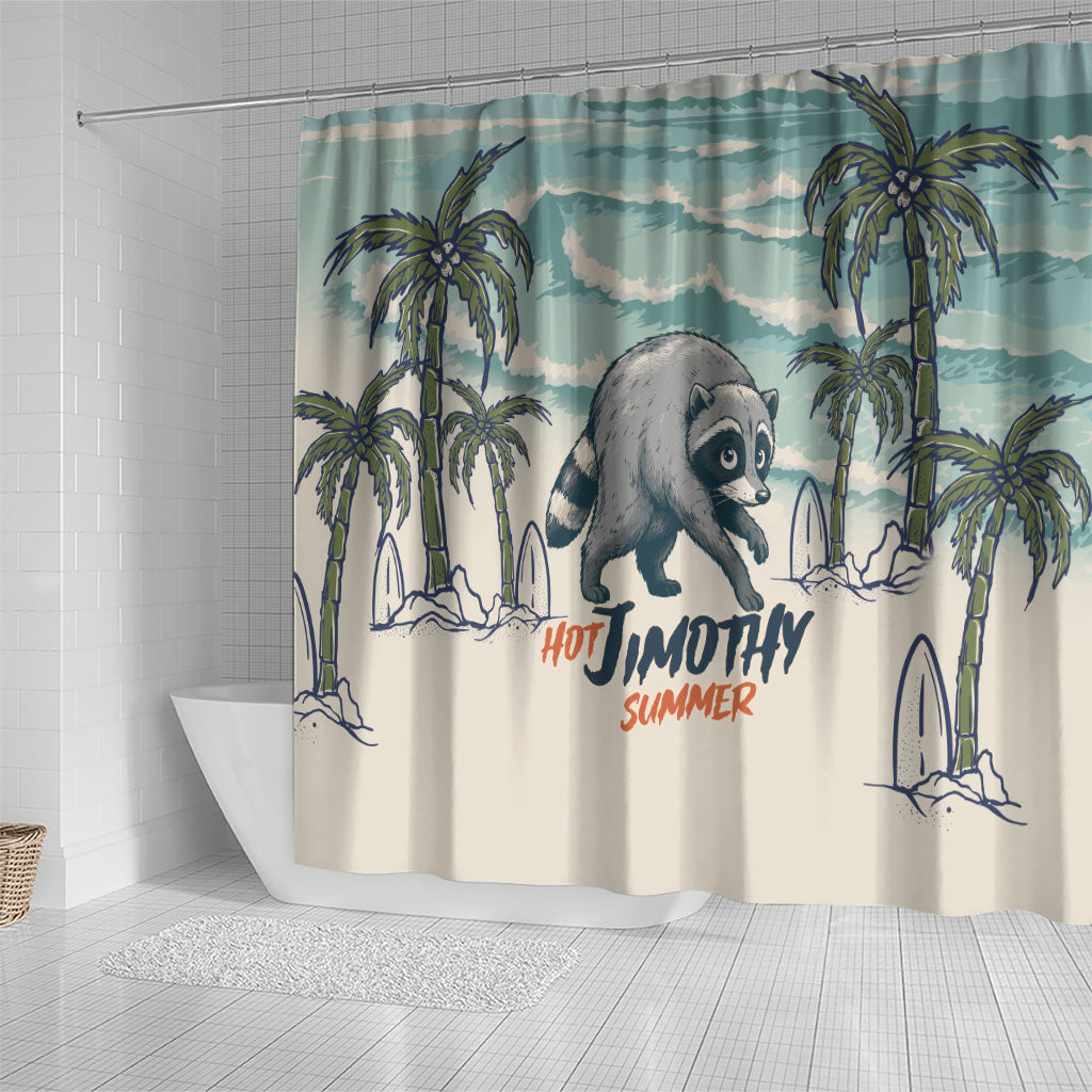 Hot Jimothy Summer Retro Style Shower Curtain