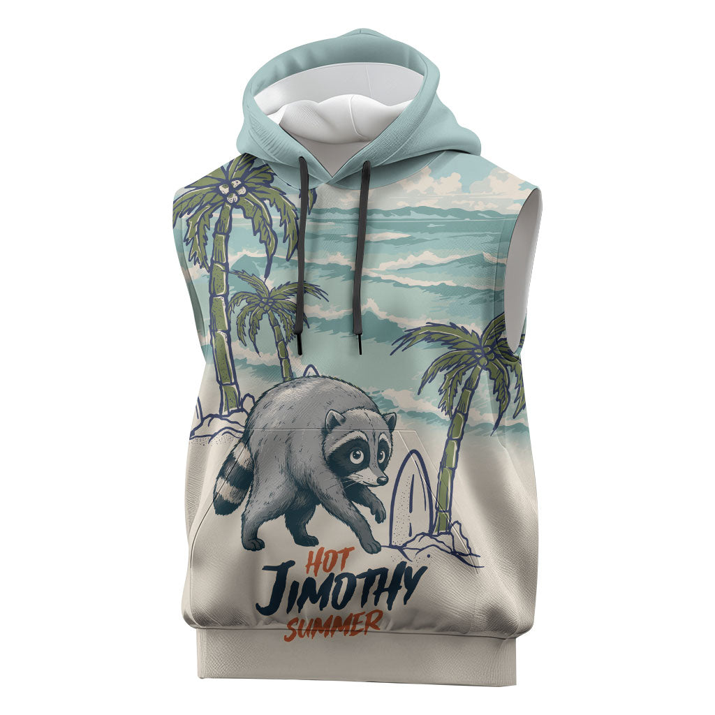 Hot Jimothy Summer Retro Style Sleeveless Hoodie