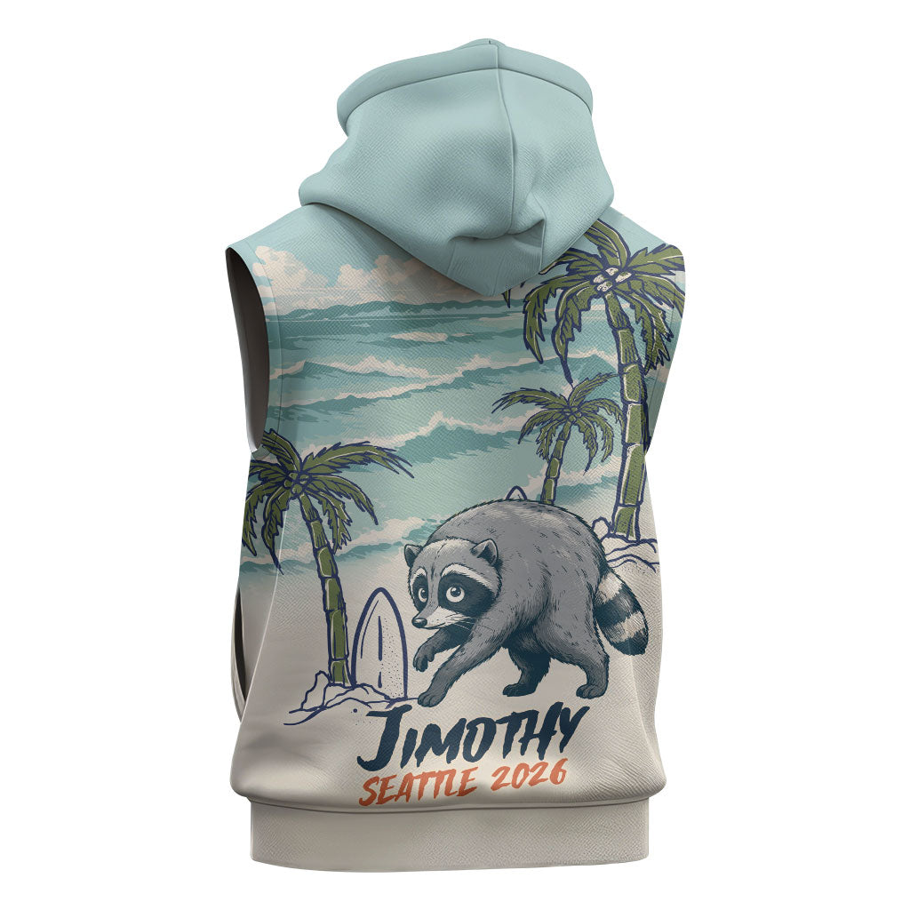 Hot Jimothy Summer Retro Style Sleeveless Hoodie