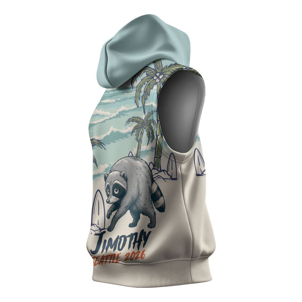 Hot Jimothy Summer Retro Style Sleeveless Hoodie