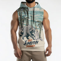 Hot Jimothy Summer Retro Style Sleeveless Hoodie
