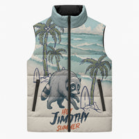 Hot Jimothy Summer Retro Style Sleeveless Puffer Jacket